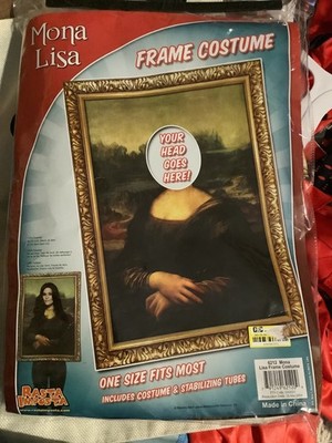 Rasta Impasta costume Mona Lisa frame