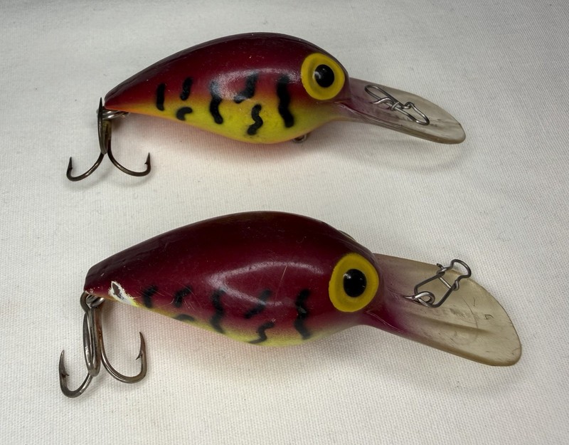 2 Storm Wiggle Wart Purple Tiger Color Fishing Lures Crankbaits