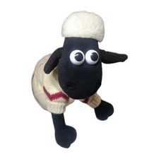 Shaun The Sheep Plush, Wallace  Gromit Vintage 1989, In Great Condition