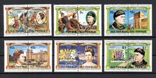 Tuvalu Briefmarken Lot König und Königin. Postfrisch.