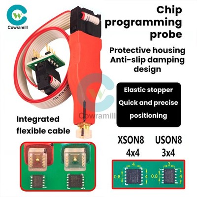 USON8/XSON8 Microchip Spring Needle Burn Read/Write Test Probe Chip Burner Cable