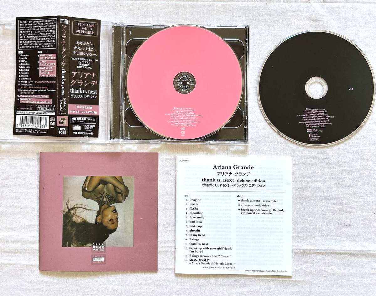 Thank U. Next (cd + Dvd Edition) (Japan Only) by Ariana Grande (CD