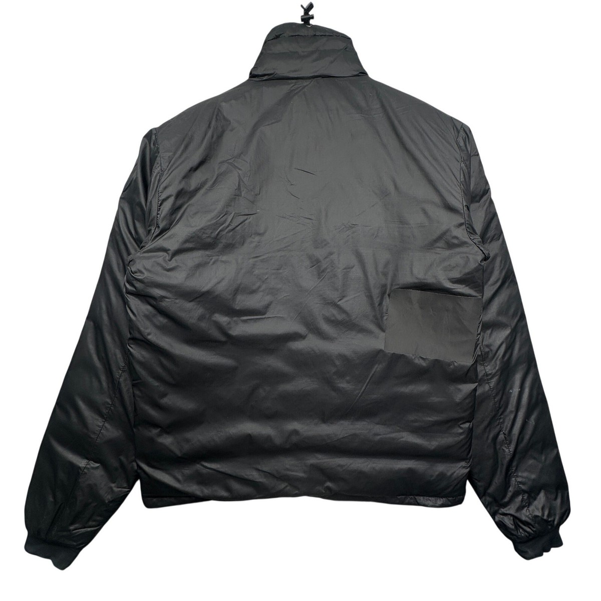 Canada Goose Lodge Jacket 5056M Black Mens Small TEAR PATCHED