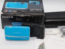 Fuji FinePix Z70 Digital Camera 12MP 5x Zoom Blue Point and Shoot SCREEN issue 