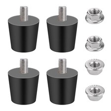 Rubber Feet Foot Pads Griddle Parts 1.57 X 1.89, Black