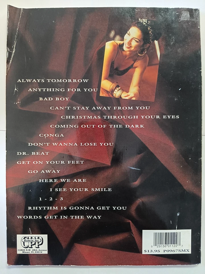 Gloria Estefan Greatest Hits Sheet Music Book - VIntage 1992, Piano/Vocal/Chords - Image 2 of 4