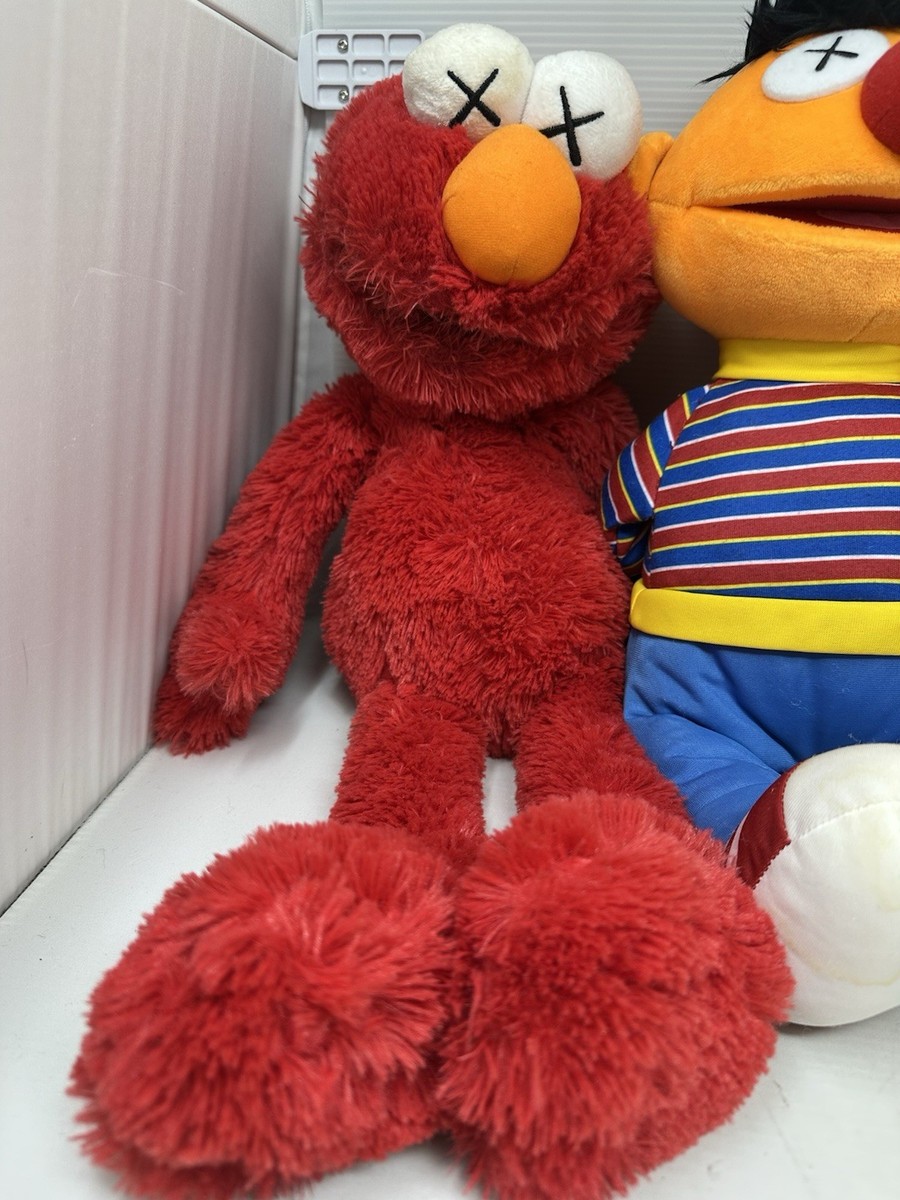 UNIQLO KAWS Sesame Street Plush SET Doll Elmo Cookie Monster