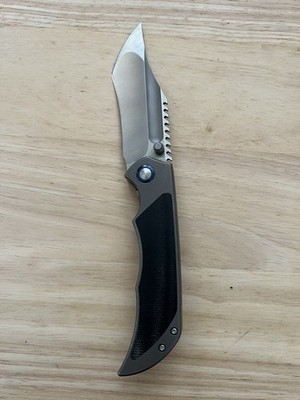 Titanium Frame lock Knife With Black Micarta/ Blade Steel M390