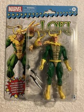 Hasbro Marvel Legends Series Retro Collection Avengers Comic Loki Damage Package