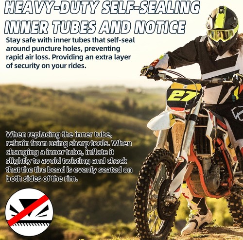 18 Zoll Dirt Bike Schlauch mit Stoßdämpfung - ultimativer Fahrkomfort - Bild 8 von 8