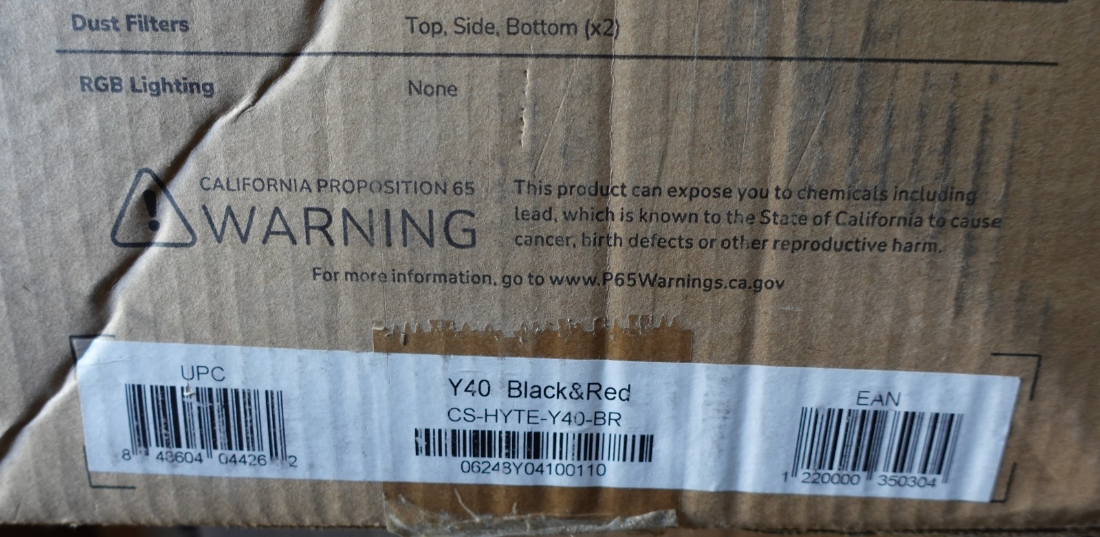 HYTE CS-HYTE-Y40BR Y40 Mid-Tower ATX Case