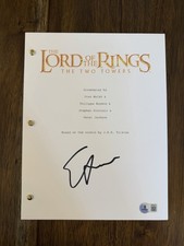Elijah Wood 'Lord Of The Rings’ Signed Full Movie Script ‘Frodo’ Beckett
