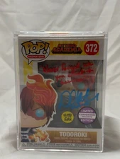 Funko Pop! Signed and Inscribed Glow In The Dark #372 Todoroki
