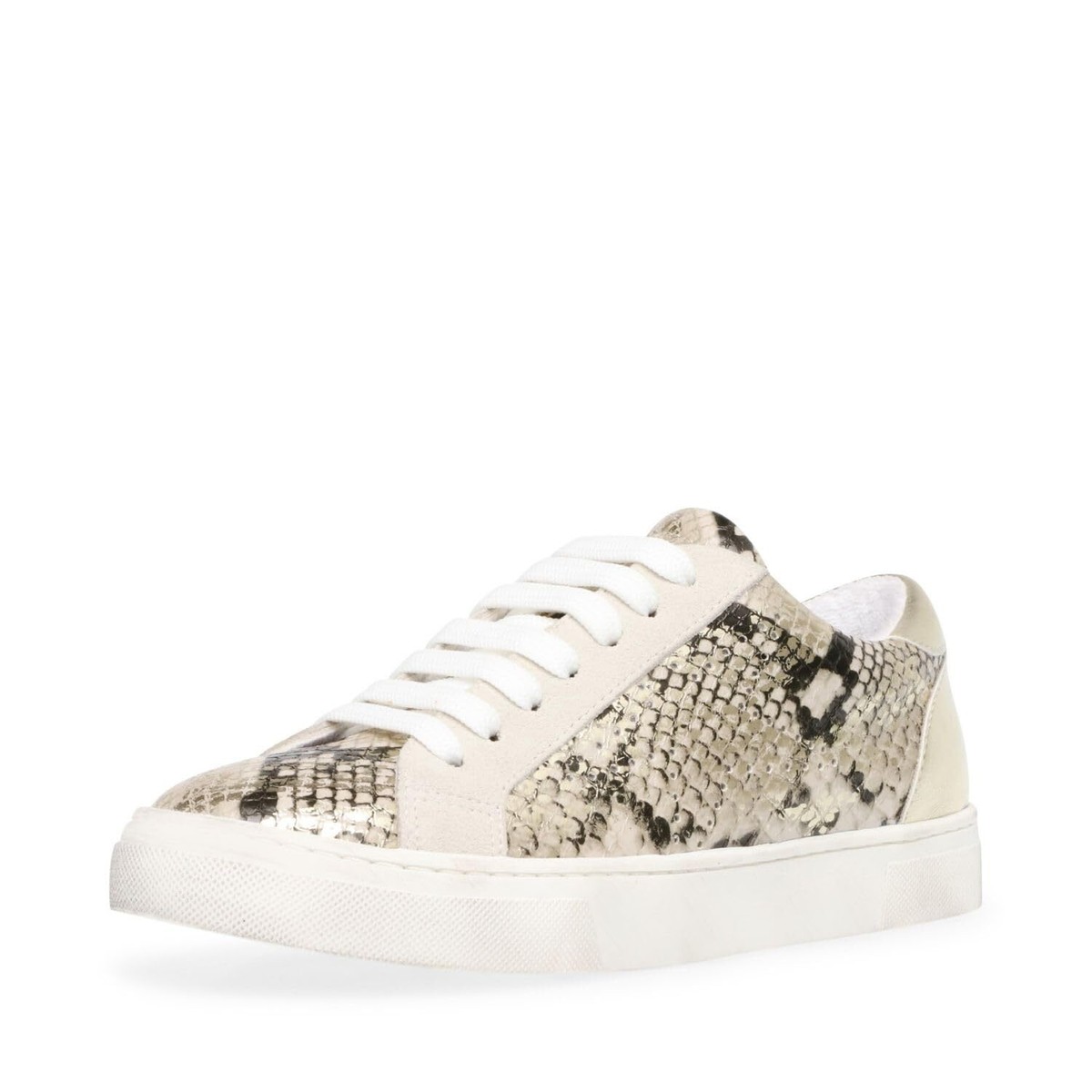 Rezume Sneaker Steve Madden Snake Sneaker Kids' REZUME White Multi Girls'  Lace-Up Star Sneakers – Steve Madden