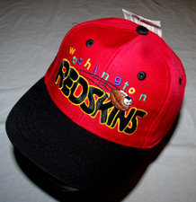 Washington Redskins Cartoon Style VTG Logo Athletic Junior Youth Kids Hat NOS