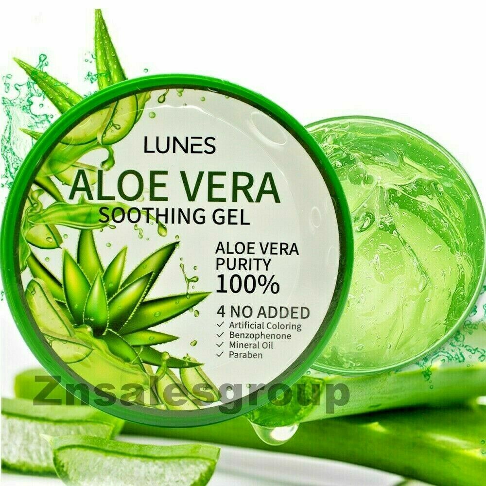 Aloe Vera Gel 100% Pure Moisturizer 300 ml/10.58 oz (Choose From 4/6/8/10/12 PC)