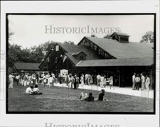 Press Photo Exterior of the Ted Shawn Theatre at Jacob's Pillow Dance Festival. Press Photo Exterior of the Ted Shawn Theatre at Jacob's Pillow Dance Festival.