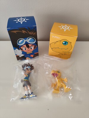 Digimon Taichi Yagami 10 cm + Gon 6,5 cm Figuren