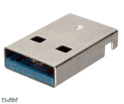 Connecteur à souder USB 3.0 mâle type A / USB 3.0 male SMT connector to solder