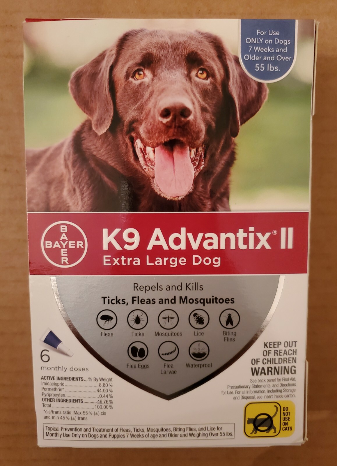 advocate dog extra large blue