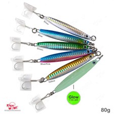 2.8oz Colt sniper vertical Jig  w/ a MUSTAD 3x Treble Carbon Steel Hook 80g New