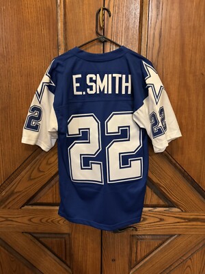 Dallas Cowboys Emmitt Smith #22 Mitchell & Ness BLUE 1995 NFL