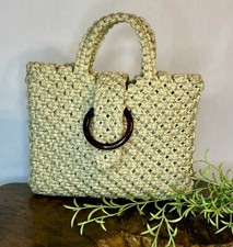 Handmade Crochet Vintage Style Purse Grannycore Handbag