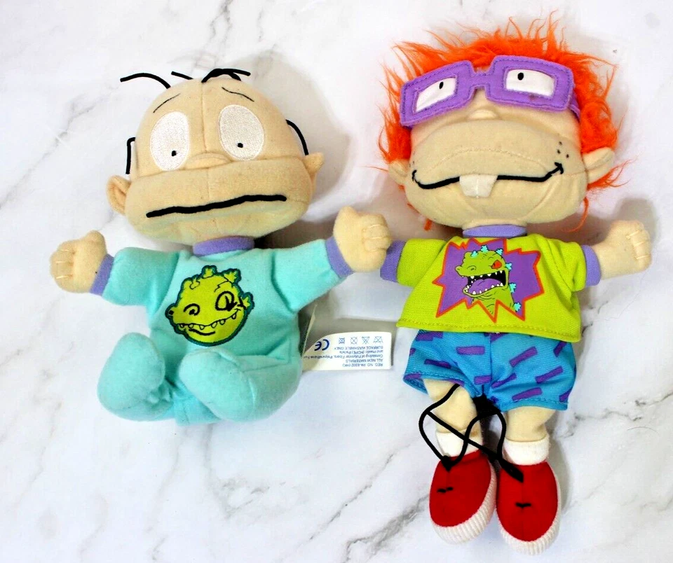 Lote de Rugrats Chuckie Finster y Baby Dill de Star Bean 1998 de colección Foto 2 de 4