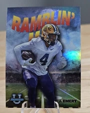 John Emery 2022 Bowman Chrome University Ramblin' Man #RM-7 LSU 