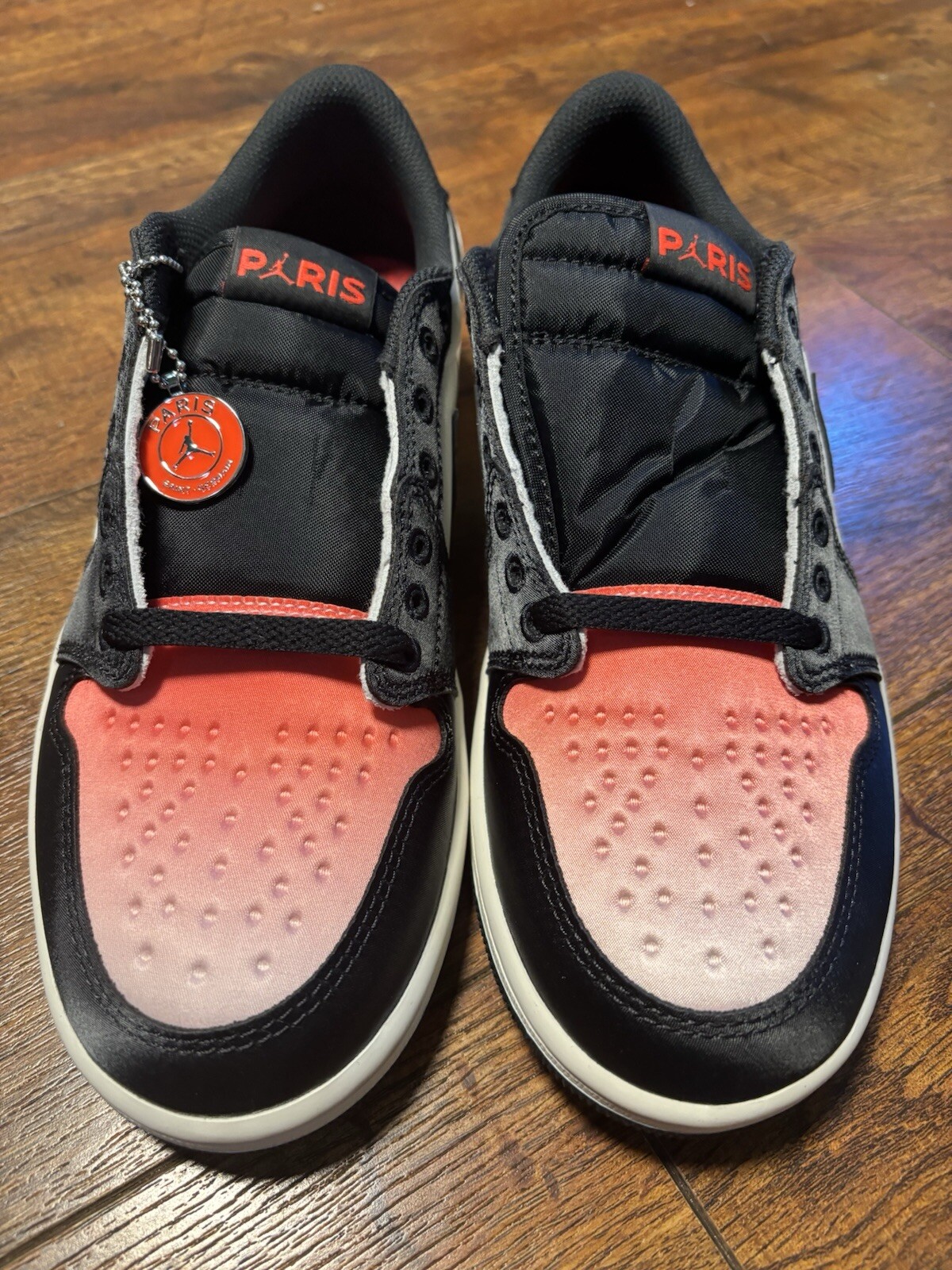 Paris Saint-Germain x Air Jordan 1 Retro OG Low Sail Pink Oxford PSG SZ 8M/9.5W