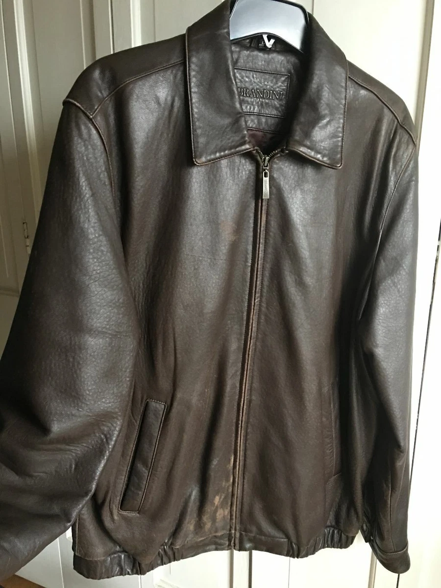 Brandini clearance leather coat