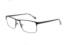 NEW finley eyewear F-1105 Dark Gunmetal Eyeglasses 55/18/145