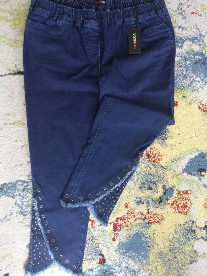 Gr. 52*54*56*58 + Kurzgrößen Mia Moda Jeans-Jeggings Denim dark blue -20% Rabatt - Bild 2 von 4