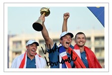 Viktor Hovland Europe 2023 Ryder Cup Signed Pre Print 6x4 PHOTO Gift GOLF
