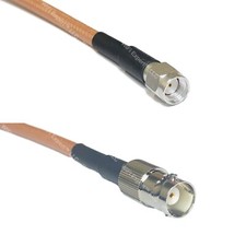 RG400 RP-SMA MALE to BNC FEMALE RF Cable FAST-SHIP LOT