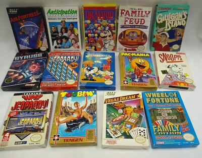 Rare Nintendo NES Games in Boxes Pick and Choose