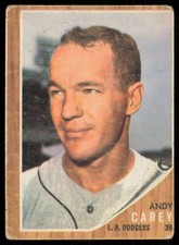 1962 Topps #418 Andy Carey Los Angeles Dodgers