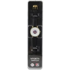 New York Mets Watch Lunar Style Black Band Sparo Sports MLB Official Merch