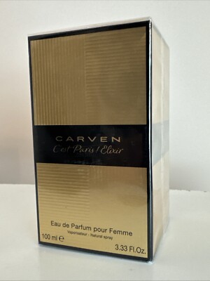 2024 Carven C'EST PARIS! ELIXIR Eau de Parfum Pour Femme 3.33oz/100ml NEW SEALED