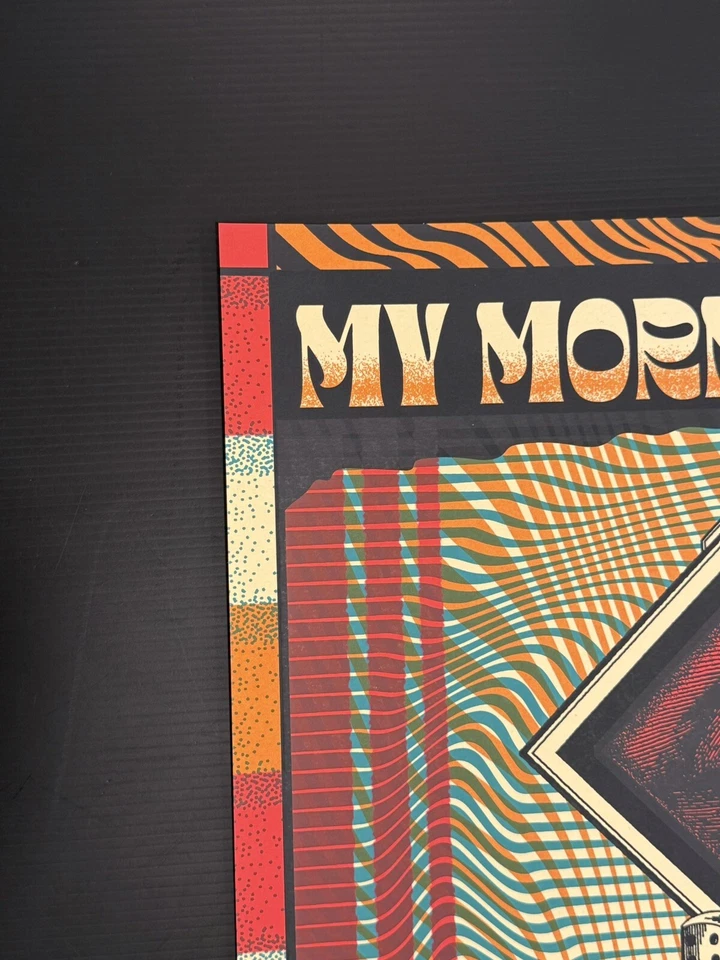 My Morning VIP 2023 Tour Poster - Limited Edition Justin Helton Signed/Numbered - Image 4 of 4