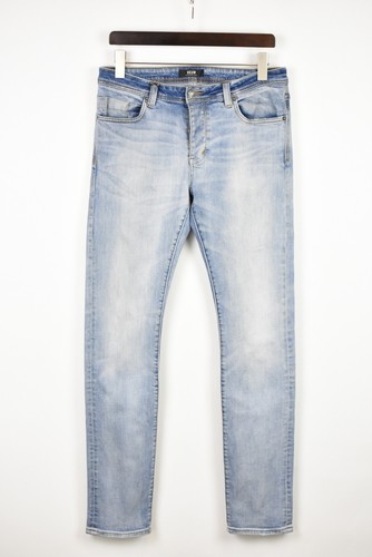 NEUW IGGY SKINNY Men's W33/L34 Slim Light Blue Stretchy Buttons Jeans  44466-GS | eBay