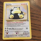 Pokémon TCG Snorlax Jungle 27/64 Regular 1st Edition Rare