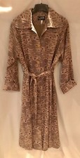 Womens L&m (korean) Trench Coat Size M