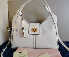 Radley Longacre Medium Chalk White Leather Crossbody Bag With Dust Bag New 🌟