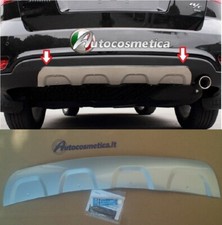 Diffusore Fiat Freemont sotto paraurti posteriore estrattore dam colore argento