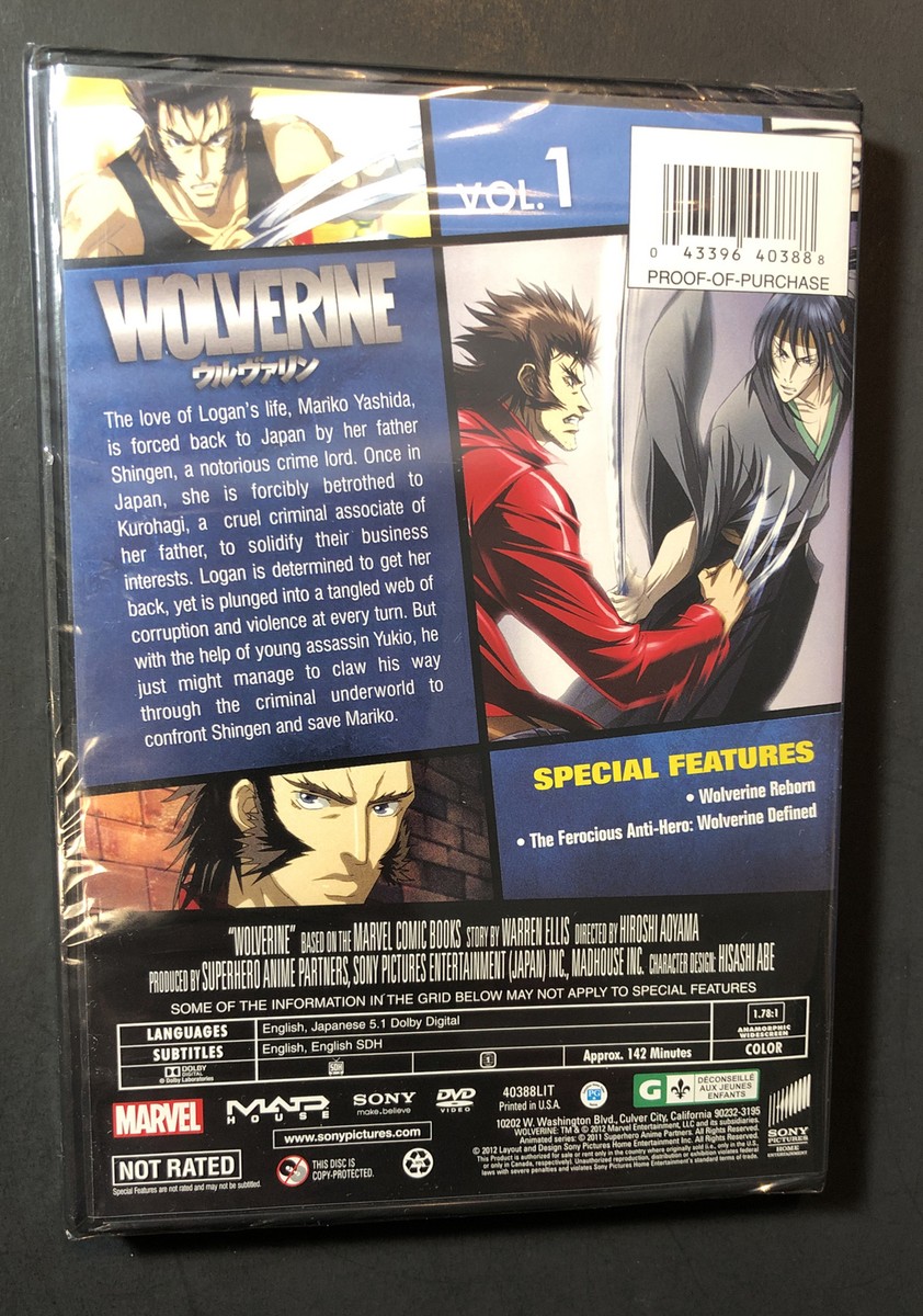 Wolverine Volume 1 [ Marvel Animated Series ] (DVD) NEW | eBay