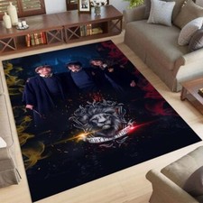 Gryffindor Character Rug Harry Potter Magic House Carpet for Room Decor