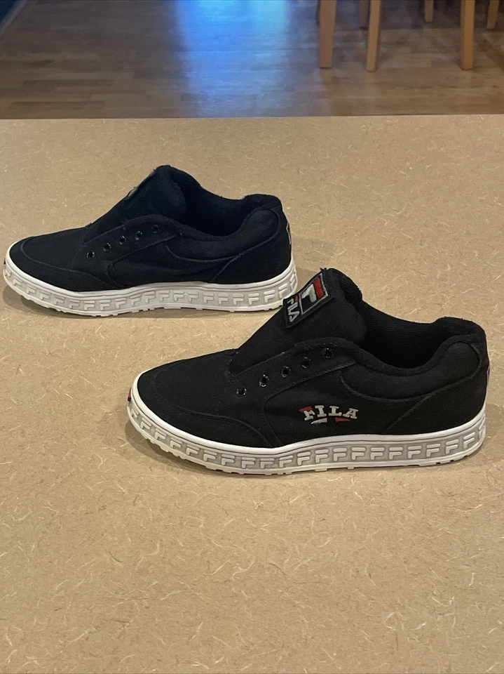 "Zapato grueso vintage de los 90 Y2K FILA plataforma zapatos talla 8,5-9, 1,5"" alto" Foto 4 de 4