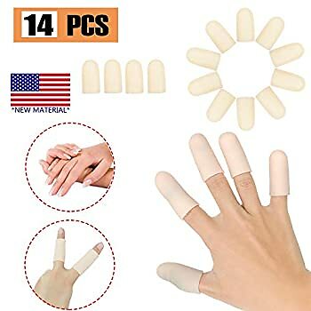 Gel Finger Cots, Finger Protector Support(14 PCS Short) New