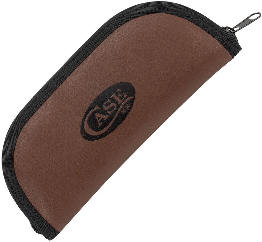 CASE XX Knives - Taco Style Dark Brown Leather Storage Pouch #50282 - USA